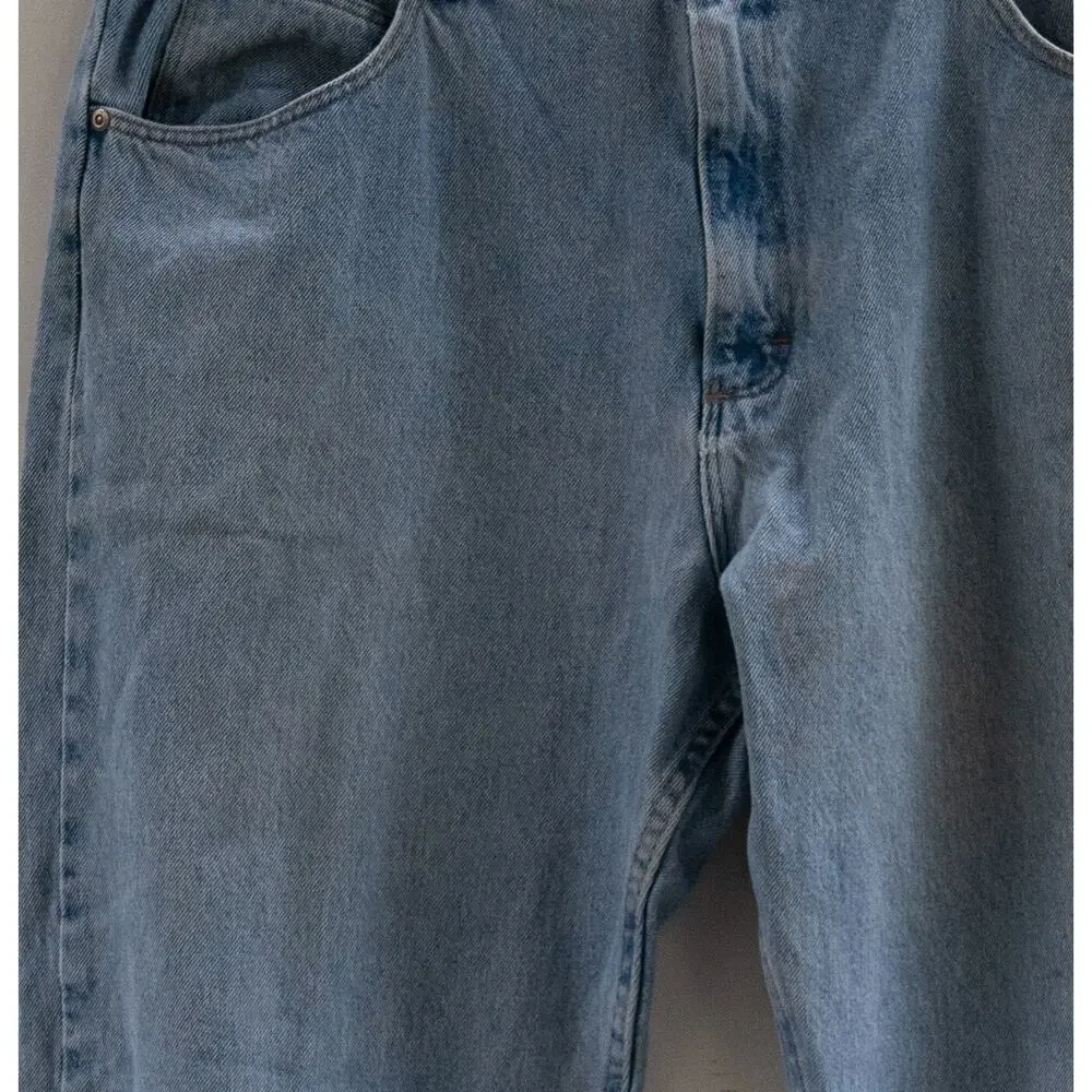 Wrangler Five Star Premium Denim Relaxed Fit Jean Light Stone Wash Size 38x30